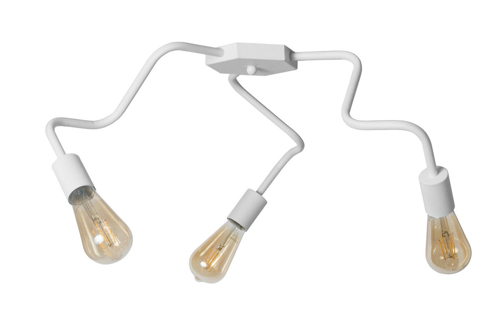 Потолочная люстра паук белая на 3 лампы Laminari NL 17503-3 WH Одесса - изображение 3