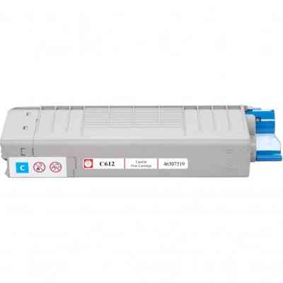 Тонер-картридж BASF OKI C612/ 46507519 Cyan (KT-46507519) Винница