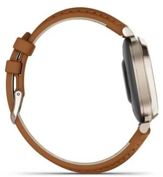Часы: Garmin Lily 2 Classic Cream Gold With Tan Leather Band. Харків - фото 8