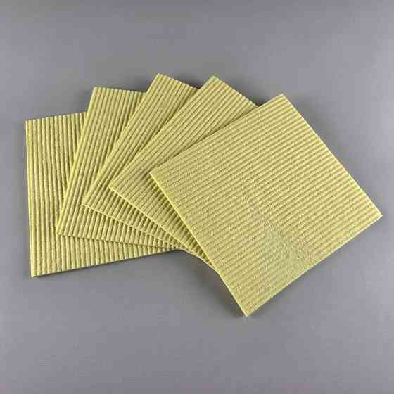 Губчатая влагопоглощающая салфетка из натуральной целлюлозы 5шт (18*18) PRO (1 пачка) Харьков