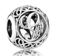 Срібна намистина Пандора  "Літера G" 791851CZ MasterSem Київ - фото 1