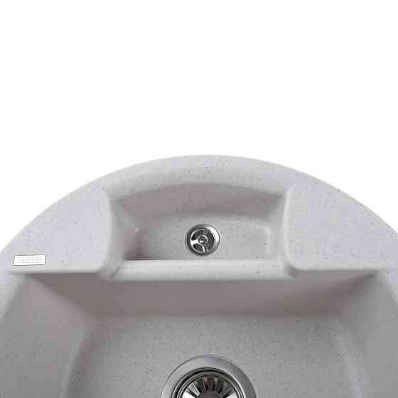 Гранітна мийка Globus Lux GURON перловий 480 мм Київ