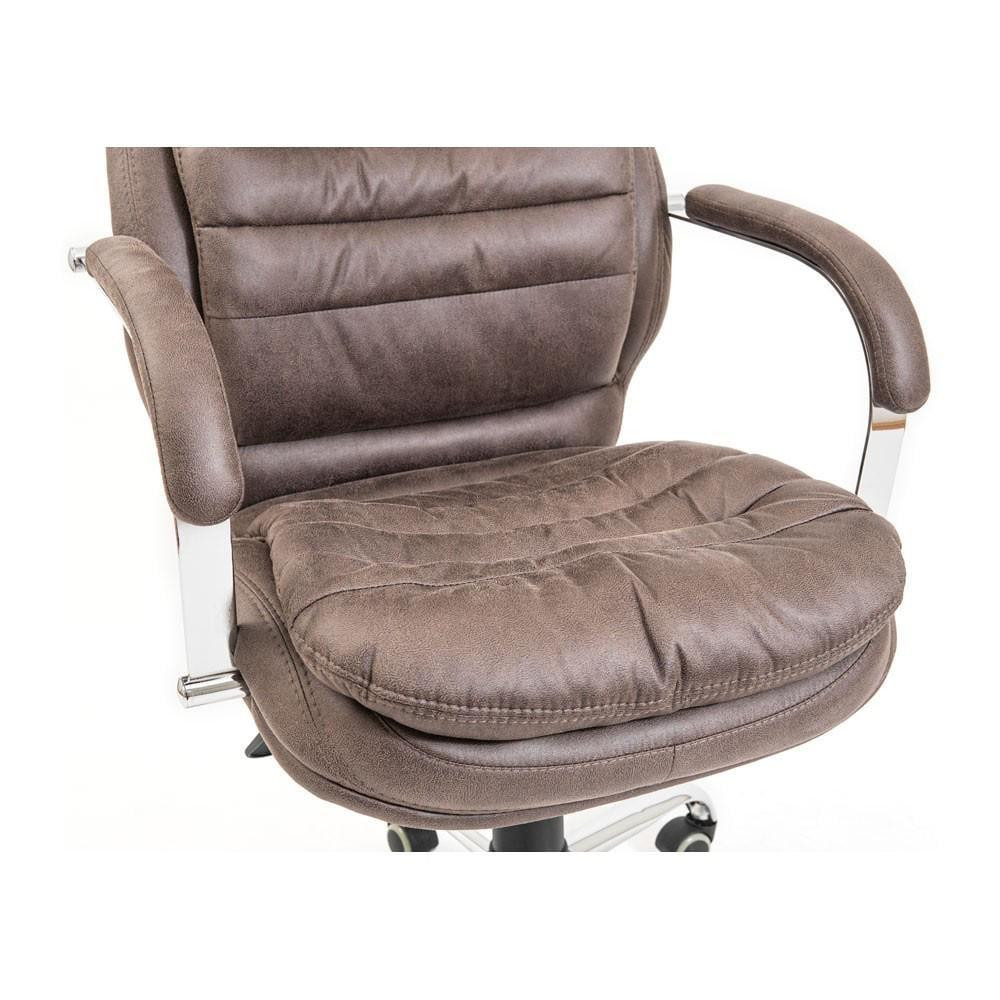 Офісне Крісло Керівника Richman Valencia Ameli Хром М1 Tilt Коричневий Київ - фото 8