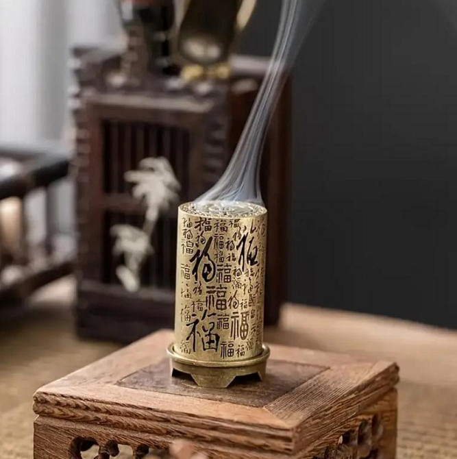 Изящный вертикальный держатель для благовоний. Мини-курильница 6,2 см Киев - изображение 1