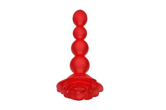 Анальний стимулятор - Rose Rotating Anal Beads Sex Aura Київ