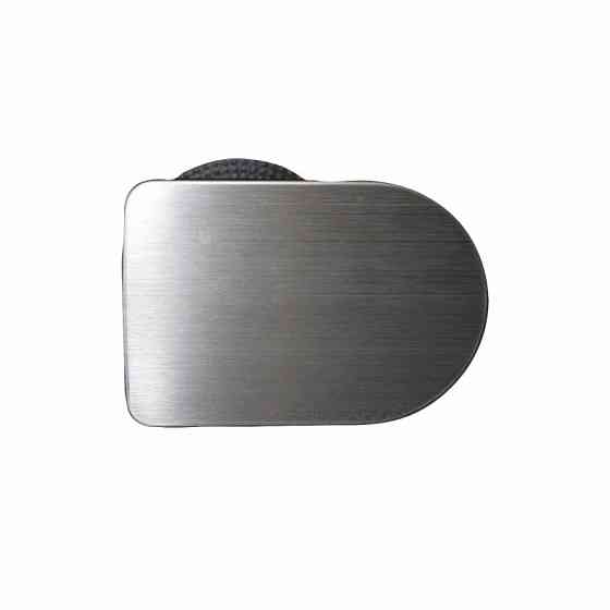 Мебельная розетка компактная 1х16А, 1хUSB 2.1А, серебристый металлик, черный Днепр