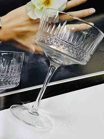 Набір келихів для вина кокетів 6 шт "Торіно" 340 мл скло прозоре 102-735 Київ