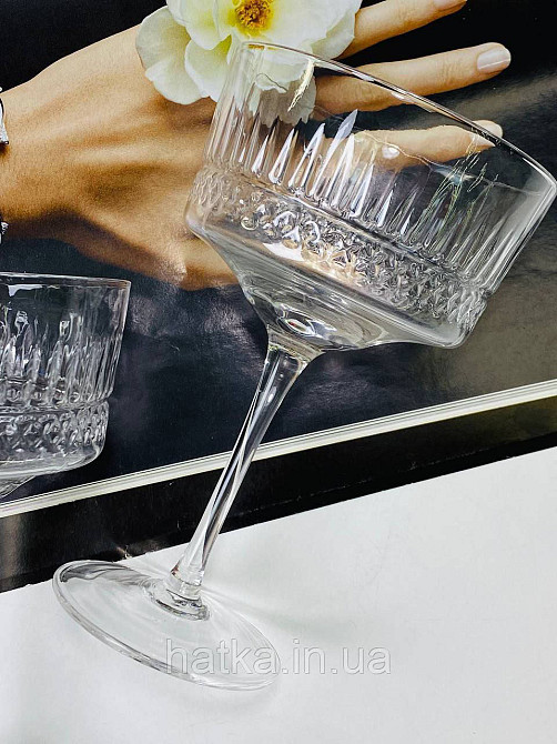 Набір келихів для вина кокетів 6 шт "Торіно" 340 мл скло прозоре 102-735 Київ - фото 5