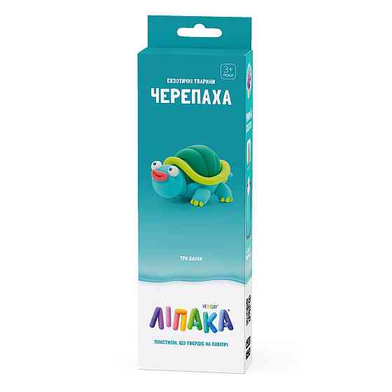 Набір пластиліну, що самостійно твердіє, Ліпака - Черепаха Днепр