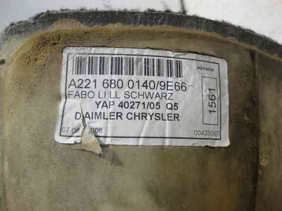 Mercedes-Benz  A2216800140 9E66 Килим салону чорний у ногах водія S-Class W221 Одесса