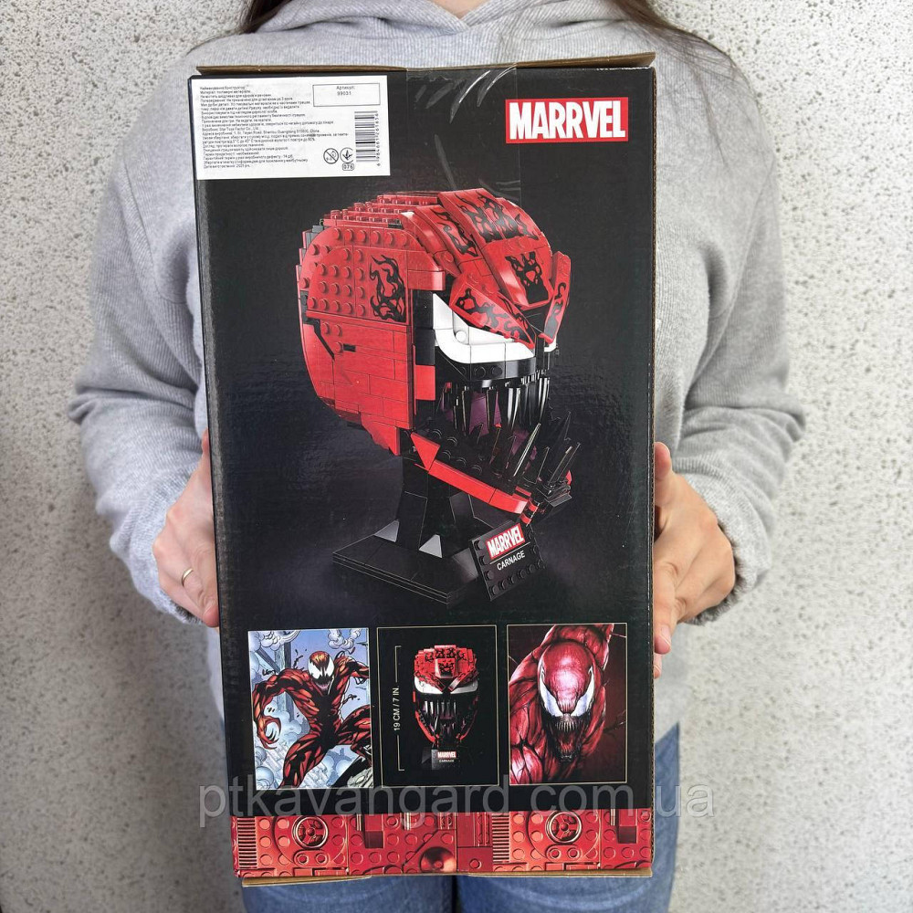 Конструктор голова Карнаж 546 деталей Super Heroes Marvel 99031 Хмельницький - фото 3