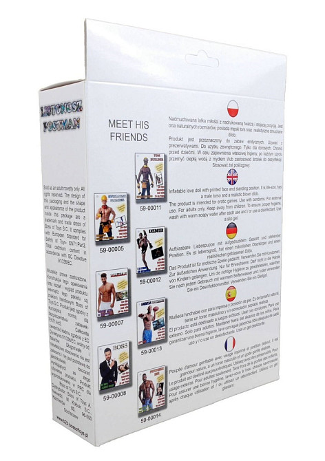 Надувная кукла BOYS of TOYS - Postman, BS5900006 Sex Aura Киев - изображение 3