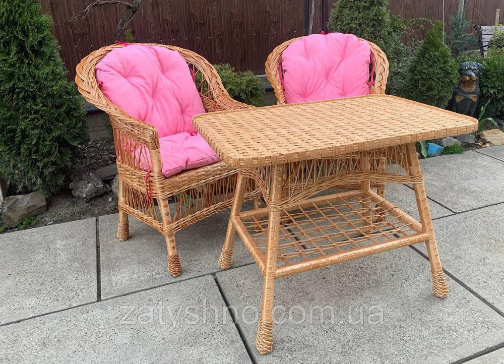 Садовая плетеная мебель с оригинальными накидками Киев - изображение 5
