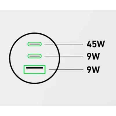 Зарядное устройство Anker 325 PowerDrive USB-C PD67W + USB-A 22.5W Black (A2731HA1) Винница