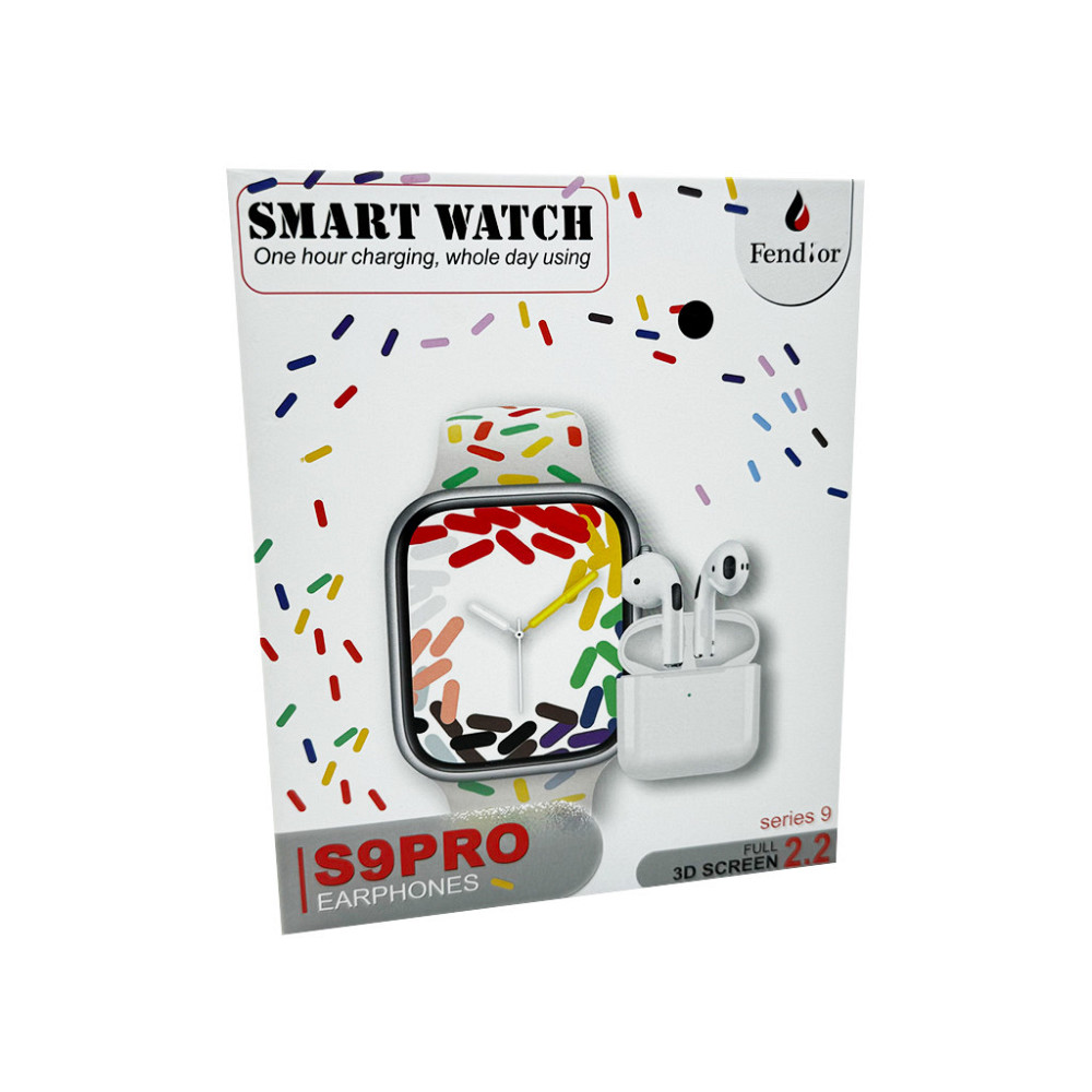 Смарт-годинник Fendior S9 Pro+TWS 49mm. 200 mAh Gold Київ - фото 11