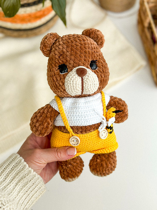 Мышка в одежде, Мастер-класс по вязанию игрушки амигурумы (уровень средний) pdf файл Киев - изображение 1