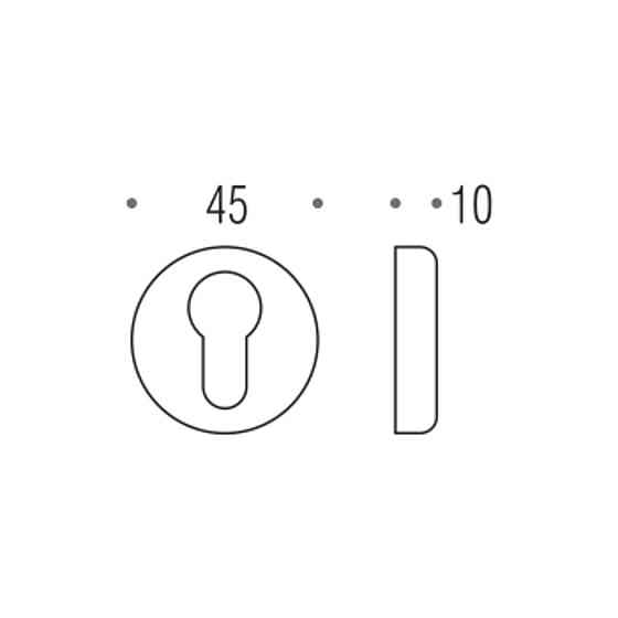 Накладка Colombo CD 63 кл чорн.нікель / зол Robot, Robodue, Heidi, Libra, Ludus, Sirio, Tempo Київ