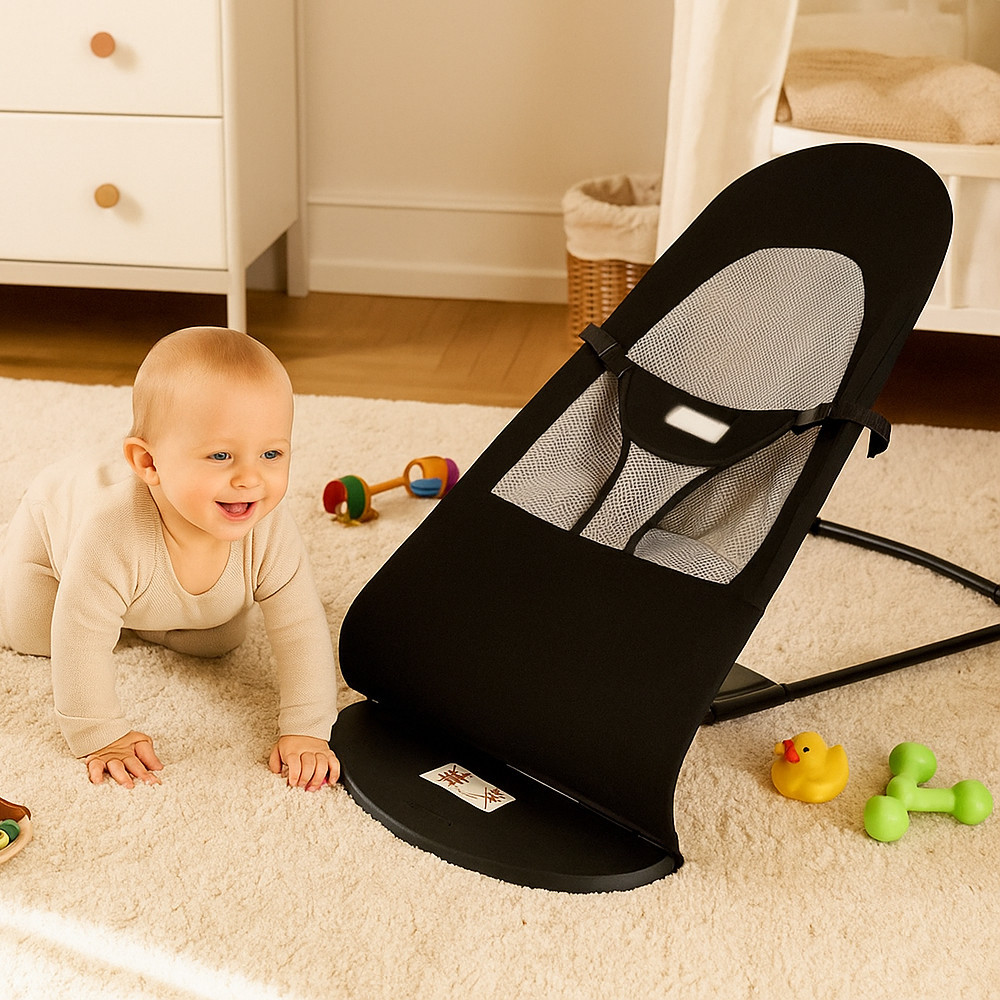 Дитячий шезлонг качалка до 13кг,78×42×39см SBR Київ - фото 2