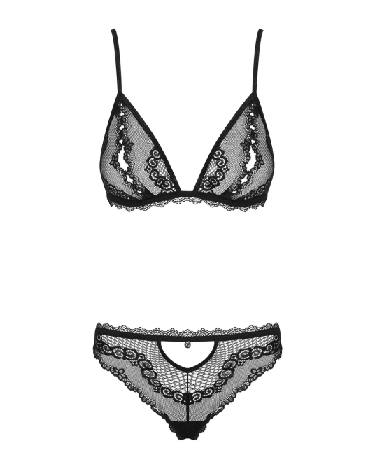 Комплект белья - Obsessive Millagro Set Black - L/XL Sex Aura Киев - изображение 4