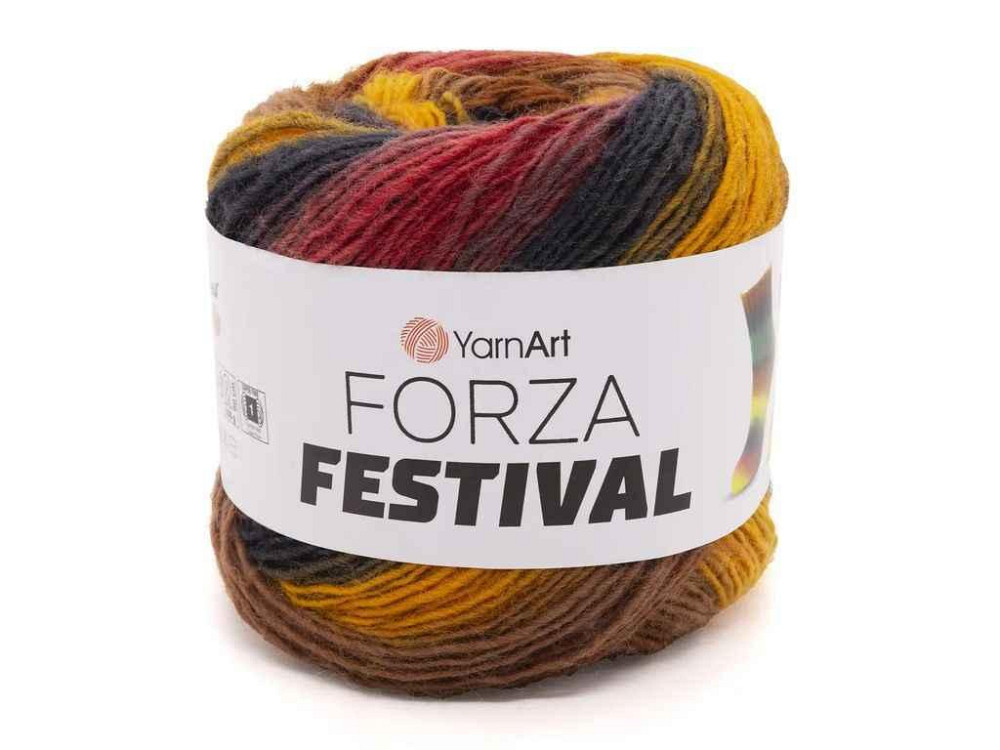 Пряжа Forza Festival 75% вовна 25% поліамід 420м 100г 4шт/уп арт.2908 ТМ YARNART Київ - фото 1
