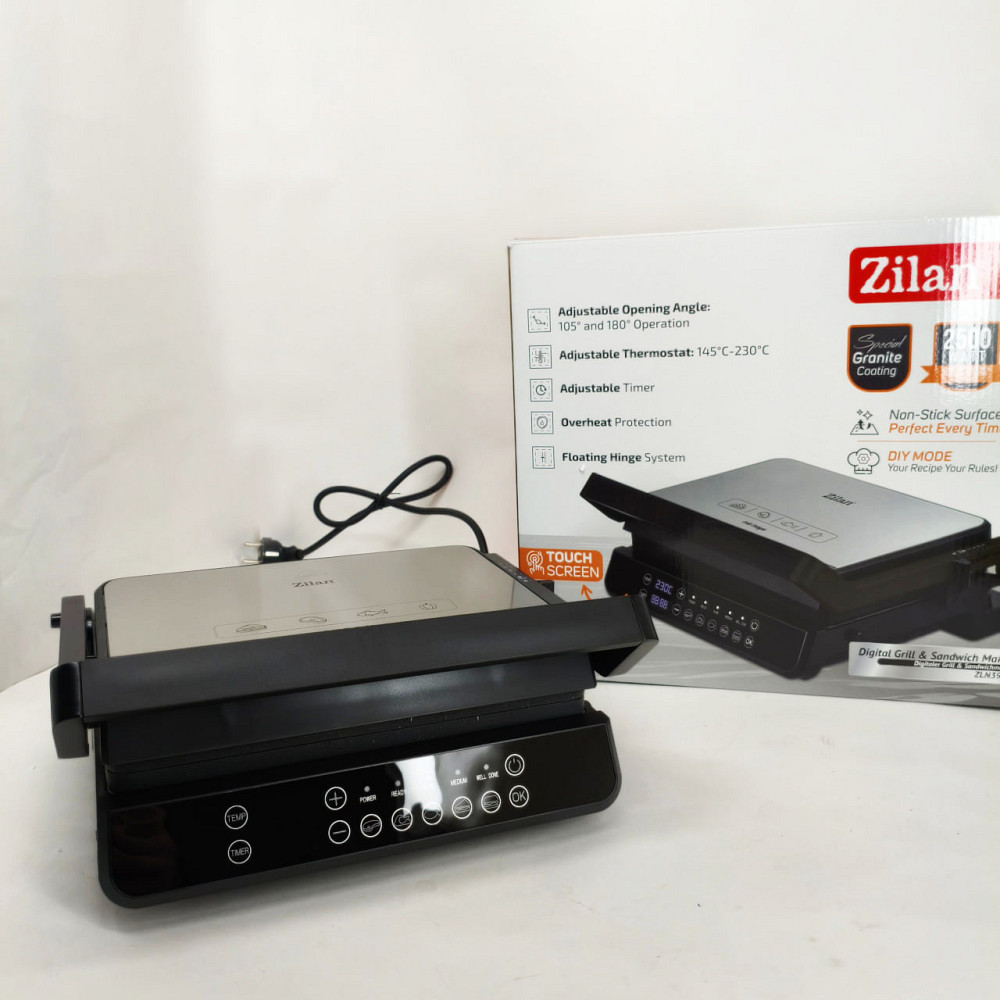 Притискний гриль для булочок і сендвічів, Притискний домашній гриль Якісний LZ-52 Львів - фото 7