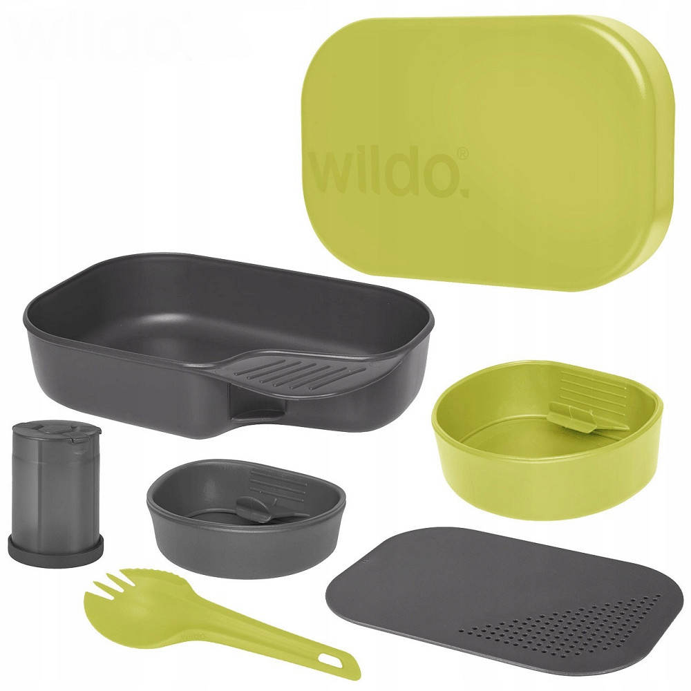 Туристичний Набір Посуд на 1 персону Wildo "Camp-A-Box Complete" (12611) Lemon Нововолинськ - фото 1