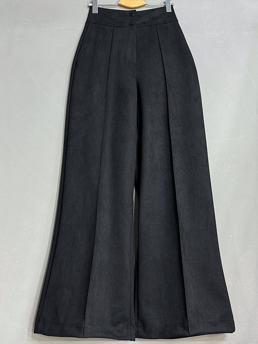 Брюки жіночі Gritana 234 палаццо під замшу чорні, чорний, XL Київ - фото 6