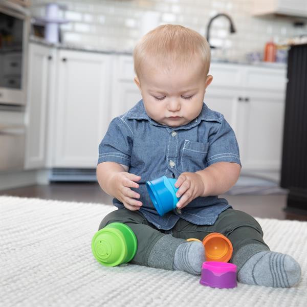 Пірамідка Fat Brain Toys dimpl stack Чашки (F293ML) Харків - фото 6