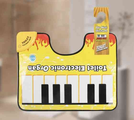 Музыкальный коврик для туалета разноцветный Киев