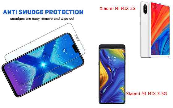 Защитное стекло NeoGlass для Xiaomi Mi MIX 2S, MI MIX 3 5G – ультрапрозрачное и устойчивое Киев