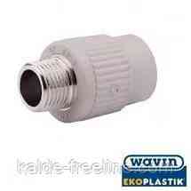 Муфта с наружной резьбой 25х3/4 НР Wavin ekoplastik Харьков