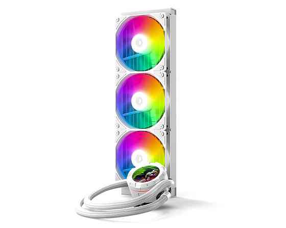Система водяного охлаження ID-Cooling Space LCD SL360 XE White Білий Харьков
