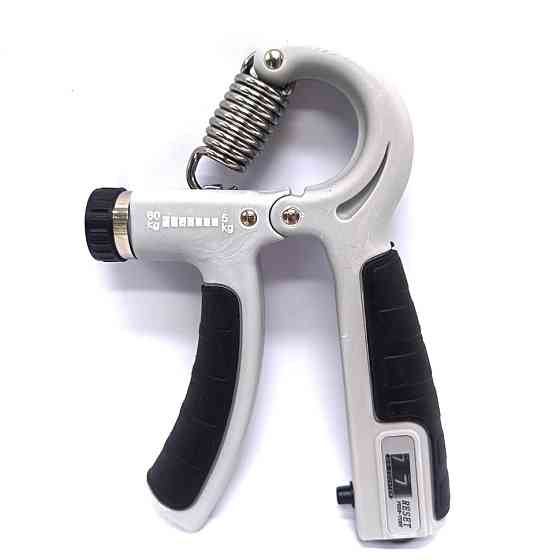 Еспандер кистьовий з лічильником MS 4122-1(Grey) навантаження 5-60 кг Вінниця