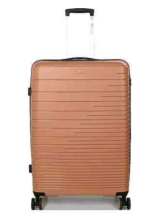 Валіза поліпропіленова MADISSON 33703 велика 75 см золотисто-рожева Київ