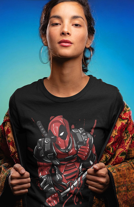 Футболка для мальчика аниме Суперхеро Биртхдай Суперхеро Гифт оверсайз (рост от 165 до 180 ) Черний AnimeJ0901m Днепр - изображение 3