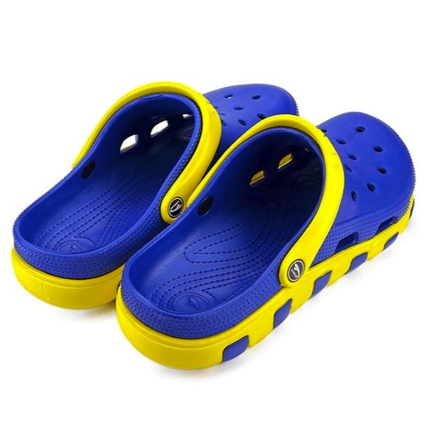 Чоловічі капці CROC$ Жовто-блакитні Крокси Шльопанці Сині (розміри: 40,41,42) Дніпро - фото 5