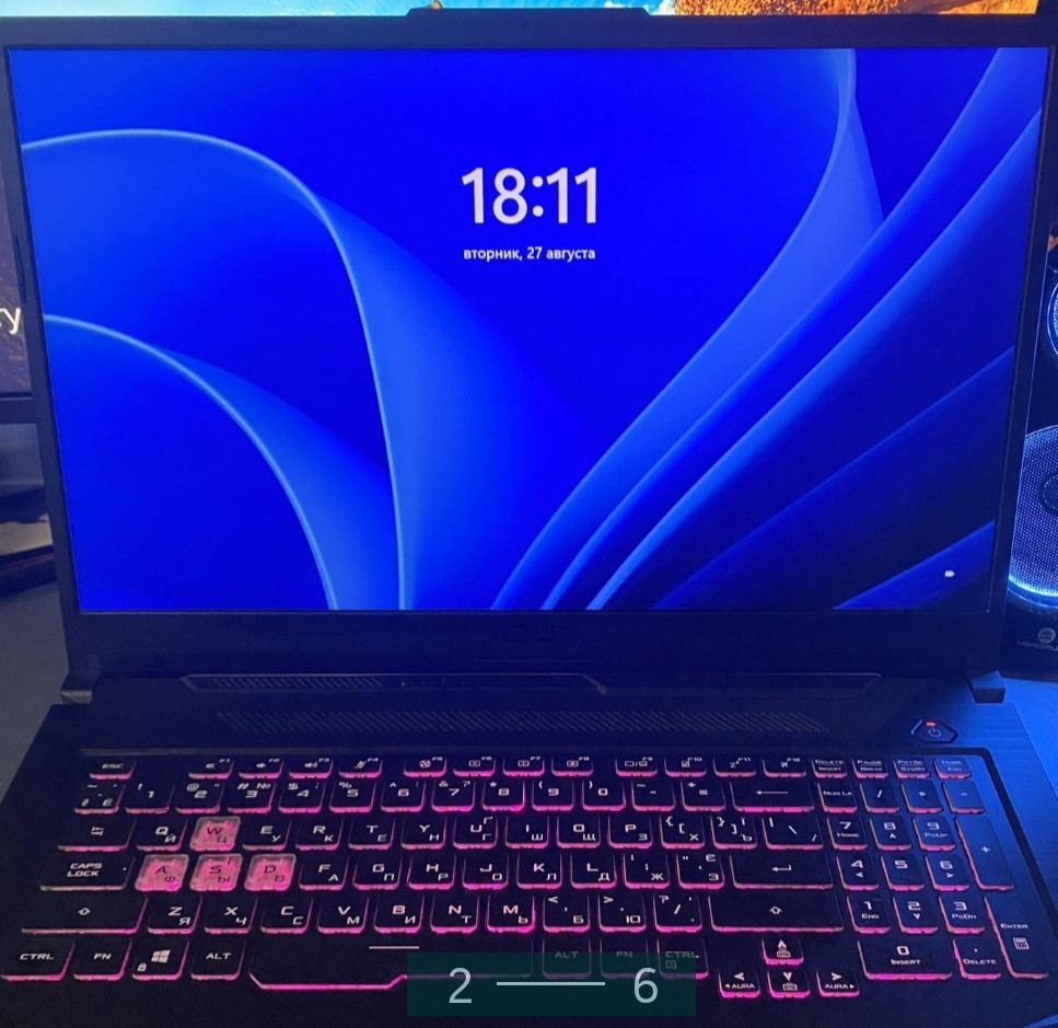 Ноутбук: ASUS TUF A17, 1660Ti, RAM16GB, 512Gb.Ryzen 4800H. Київ - фото 3