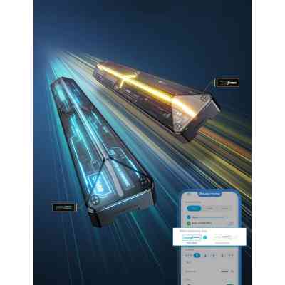 Світильник Govee H1063 Gaming Wall Light Expansion Kit, 2pcs, RGBIC, Wi-Fi/Bluetooth, Purple (H10630A5) Вінниця