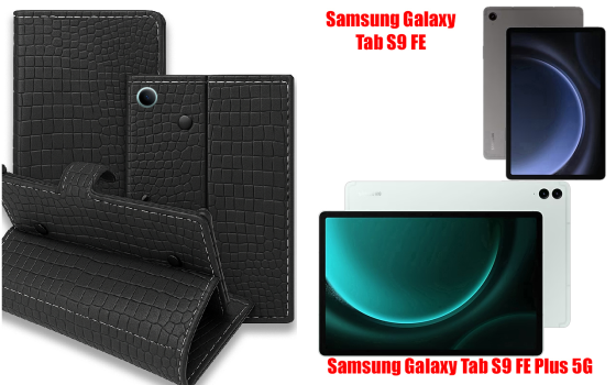 Книга-трансформер для планшета Samsung Galaxy Tab S7, Tab S7 Fe, цвет Black Krokodil Black Киев