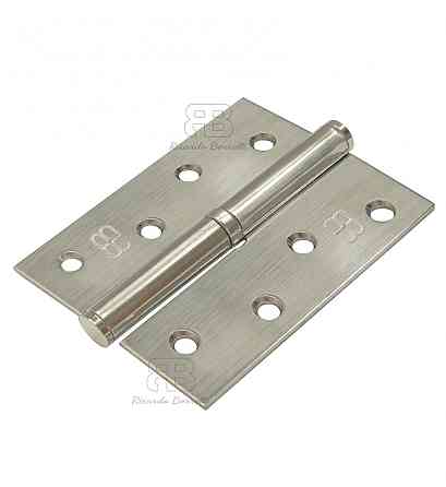 Петля врізна Права Ricardo Borelli 100х75х2.5 мм на підшипниках SN матовий нікель Київ