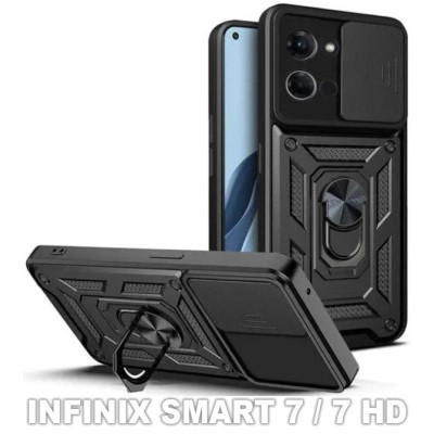 Чохол до мобільного телефона BeCover Military Infinix Smart 7 (X6515) / 7 HD (X6516) Black (710138) Вінниця - фото 6