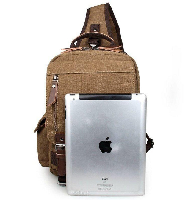 Рюкзак Vintage 14481 Бежевий Київ - фото 3