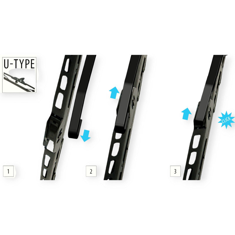 Щітка oximo каркасна 275мм під гак 8,9мм двірника Мукачево - фото 5