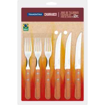Набор столовых приборов Tramontina Barbecue Dynamic Churrasco 12 предметів (22399/030) Винница