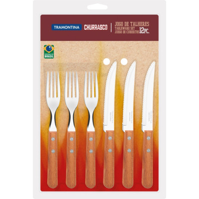 Набор столовых приборов Tramontina Barbecue Dynamic Churrasco 12 предметів (22399/030) Винница - изображение 2