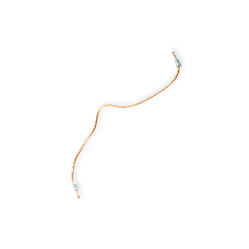 Трубка 2101 передний лев. (МЕДНАЯ) тормозная Мукачево - изображение 1