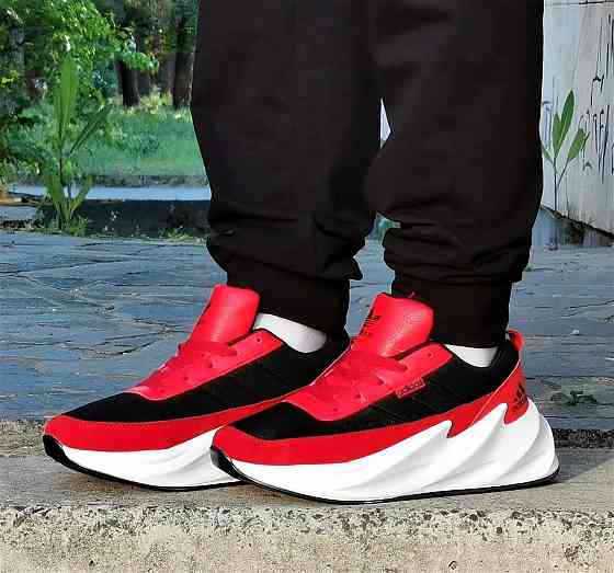 Кроссовки Adidas $harks Мужские Адидас Черные Акулы Красные (размеры: 40,42) Днепр