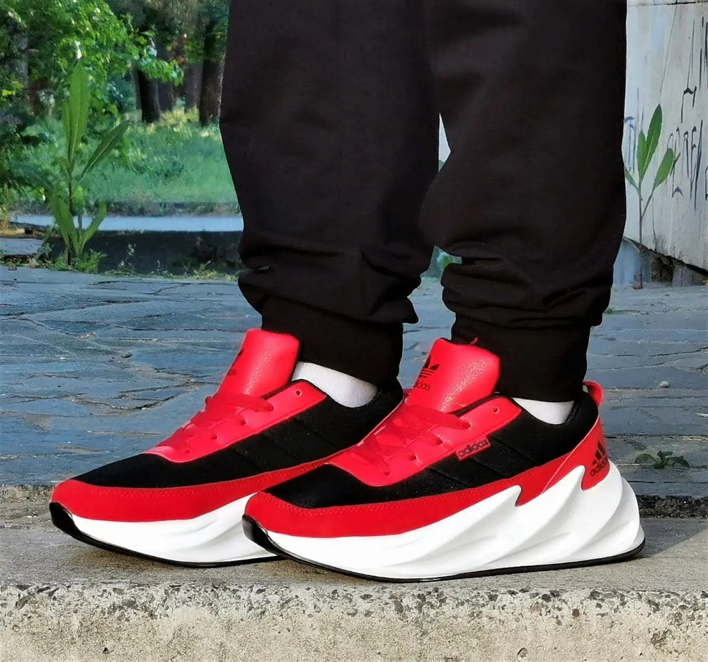 Кроссовки Adidas $harks Мужские Адидас Черные Акулы Красные (размеры: 40,42) Днепр - изображение 5