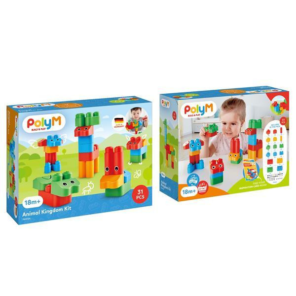 Конструктор PolyM Царство звірят 31 деталей (760004) Харків - фото 17