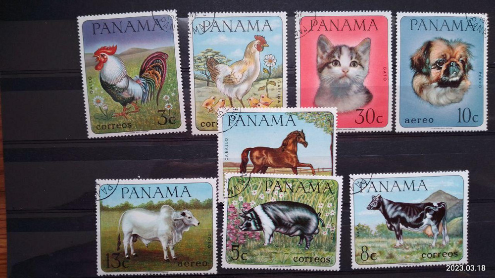 Марки. Серія. Фауна (ГАШ.) Полтава - фото 1